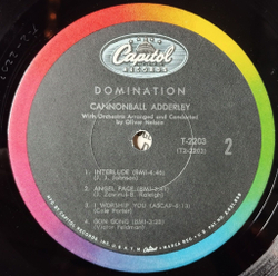 Винтажная виниловая пластинка LP Cannonball Adderley Domination (USA 1965)