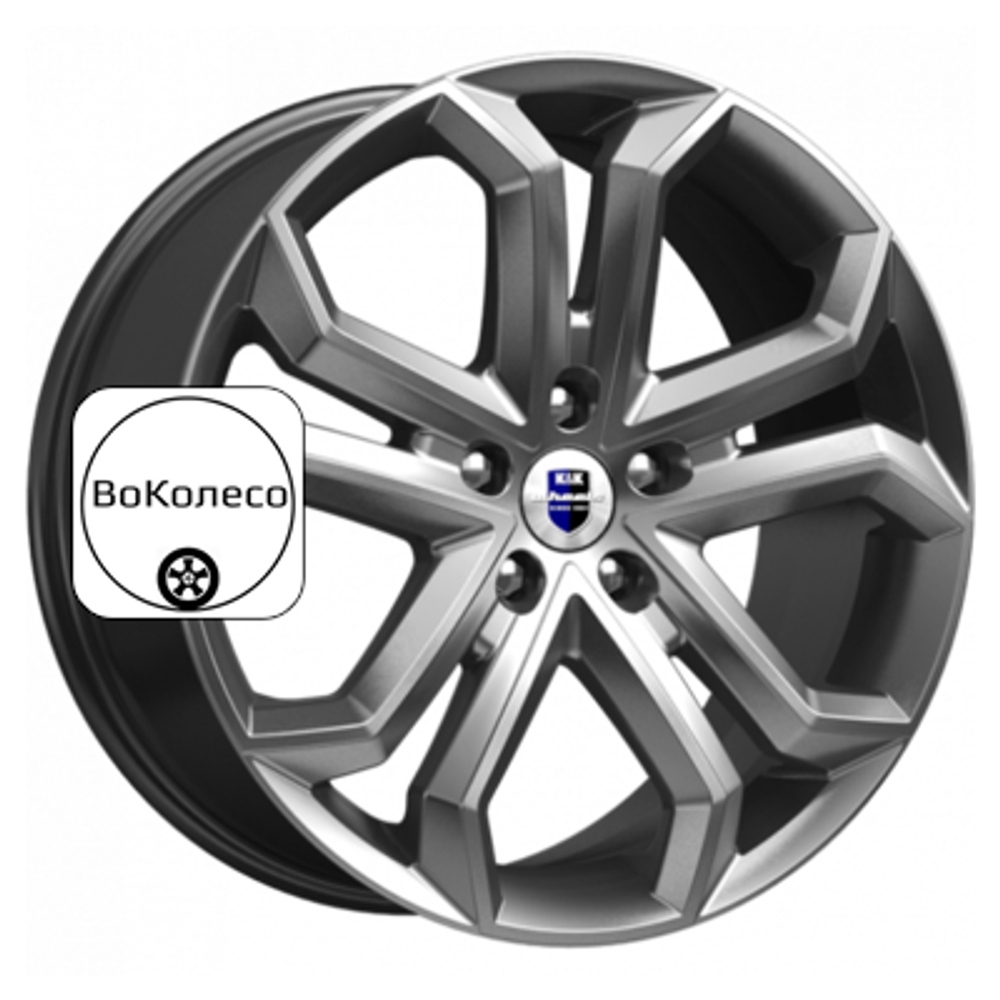 8,5x19/5x114,3 ET35 D67,1 Пандора (КС466) Дарк платинум K&K
