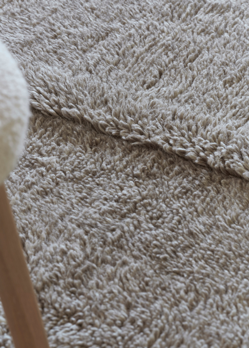 Шерстяной стираемый ковер Lorena Canals Blended Sheep Grey L (170 x 240 см)