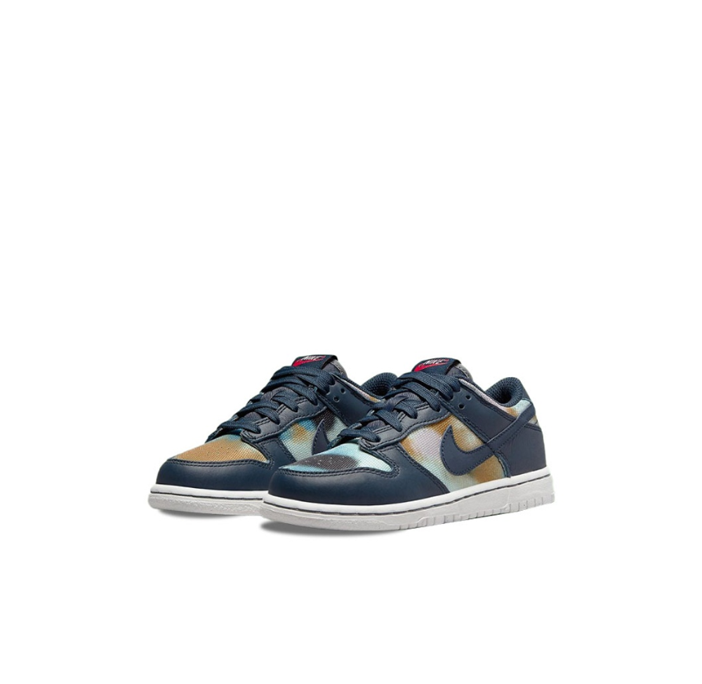 Детские кроссовки Nike Dunk Low Retro PRM 'Graffiti Navy' PS DM1052-400