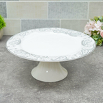 Блюдо 27см на ножке "Этро", фарфор