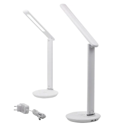 Светильник светодиодный настольный 220В (белый) FORCEKRAFT FK-DE1018-W