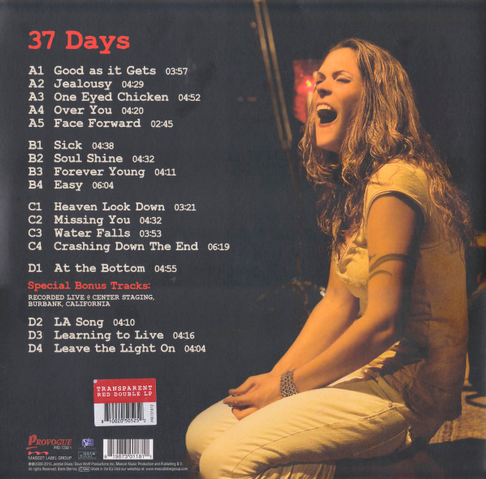 Beth Hart / 37 Days (Coloured Vinyl)(2LP)