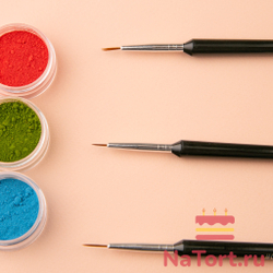 Кисти кондитерские для мелких деталей (набор 3 шт)