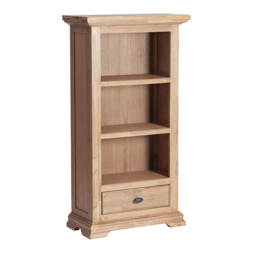 Книжный шкаф малый Secret De Maison AVIGNON ( mod. PRO-L01-H132 ) дерево акация, 132х70х35см, Натуральный (Brushed Ash color)