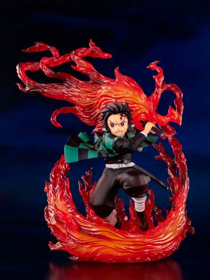Фигурка Tamashii Nations Figuarts Zero Demon Slayer: Kimetsu no Yaiba Tanjiro Kamado Hinokami Kagura / Фигурка по мотивам аниме "Истребитель демонов", Тандзиро Камадо