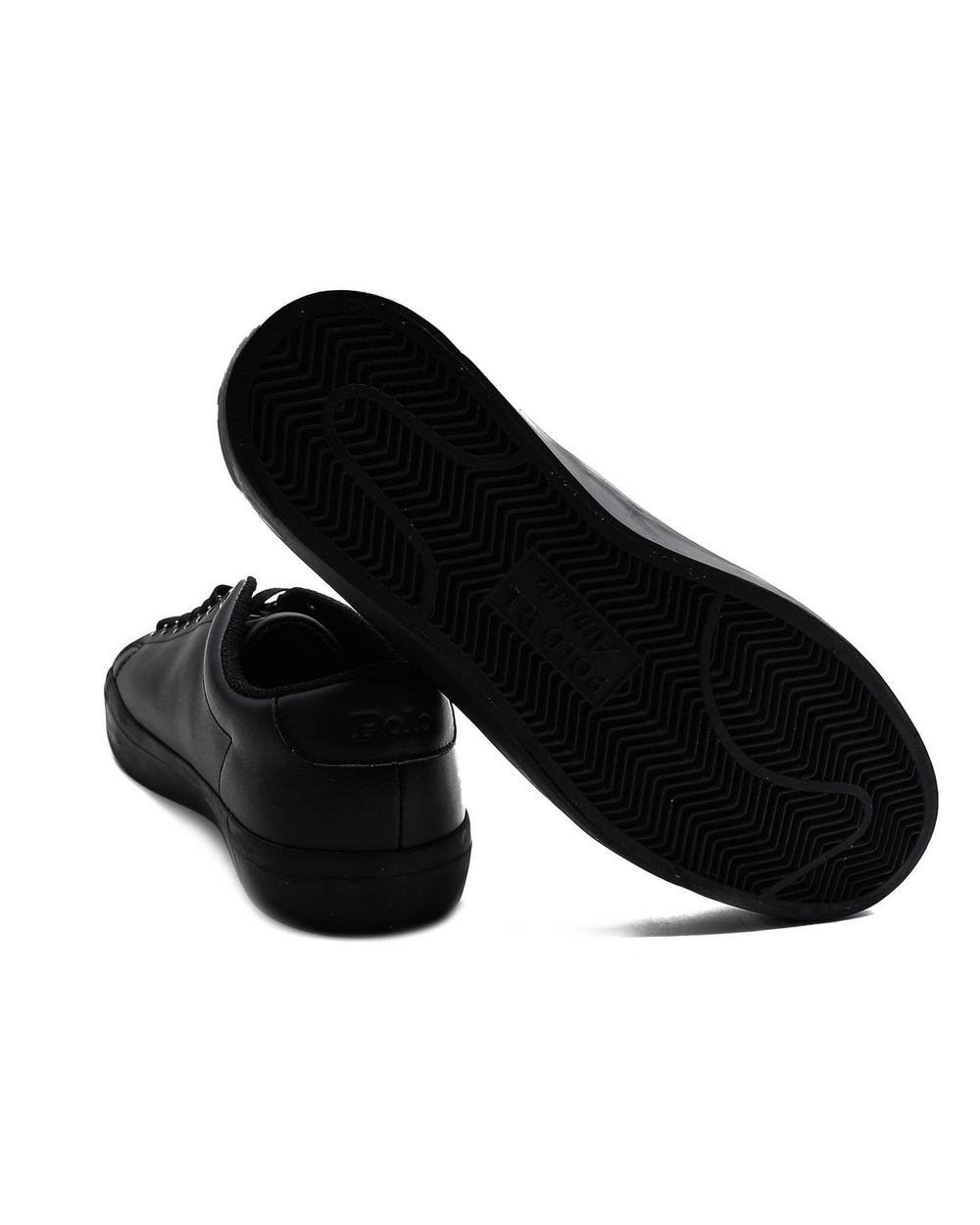 Кожаные кроссовки POLO RALPH LAUREN - черный(816884372)