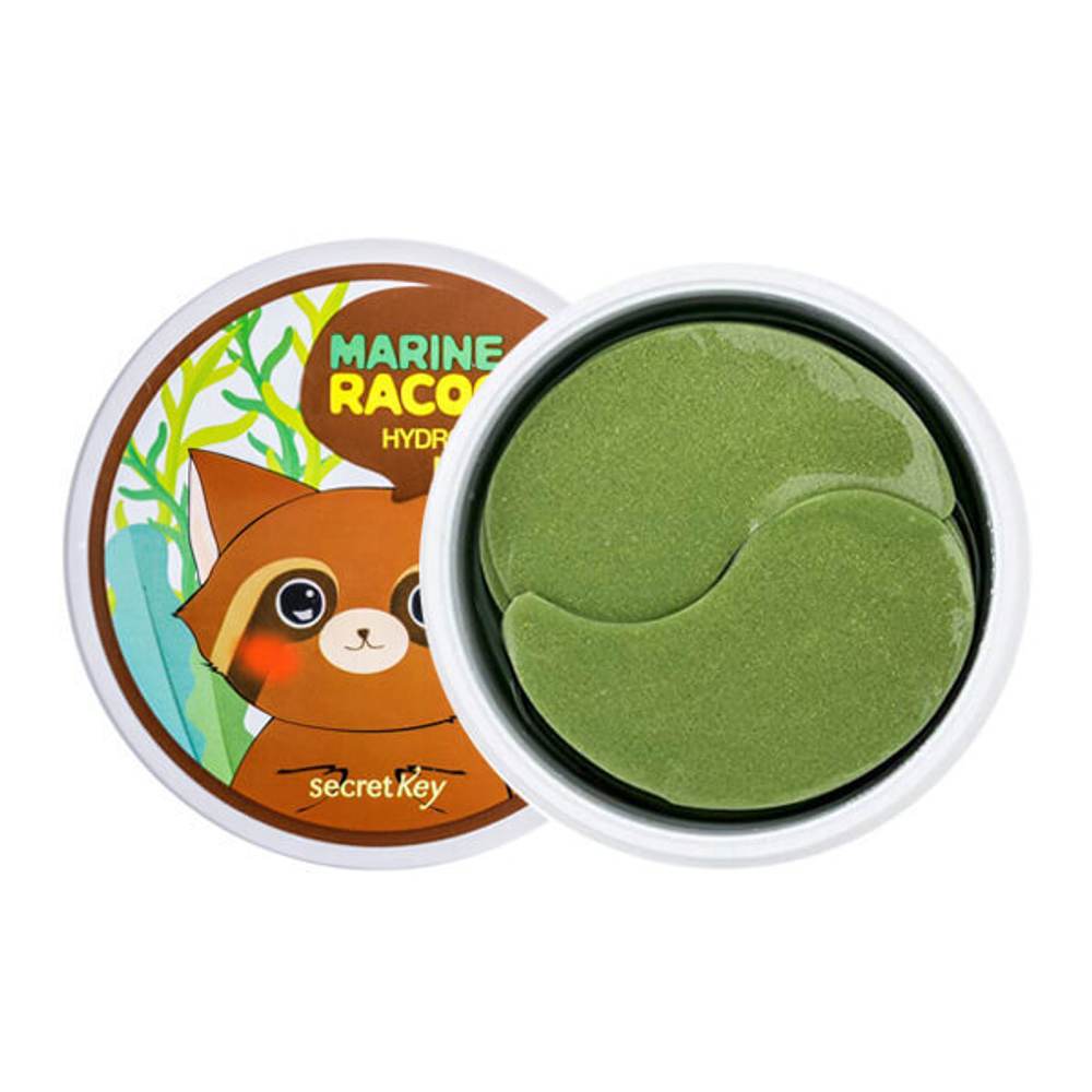 Гидрогелевые патчи для глаз Secret Key Marine Racoony Hydro-Gel Eye & Multi Patch