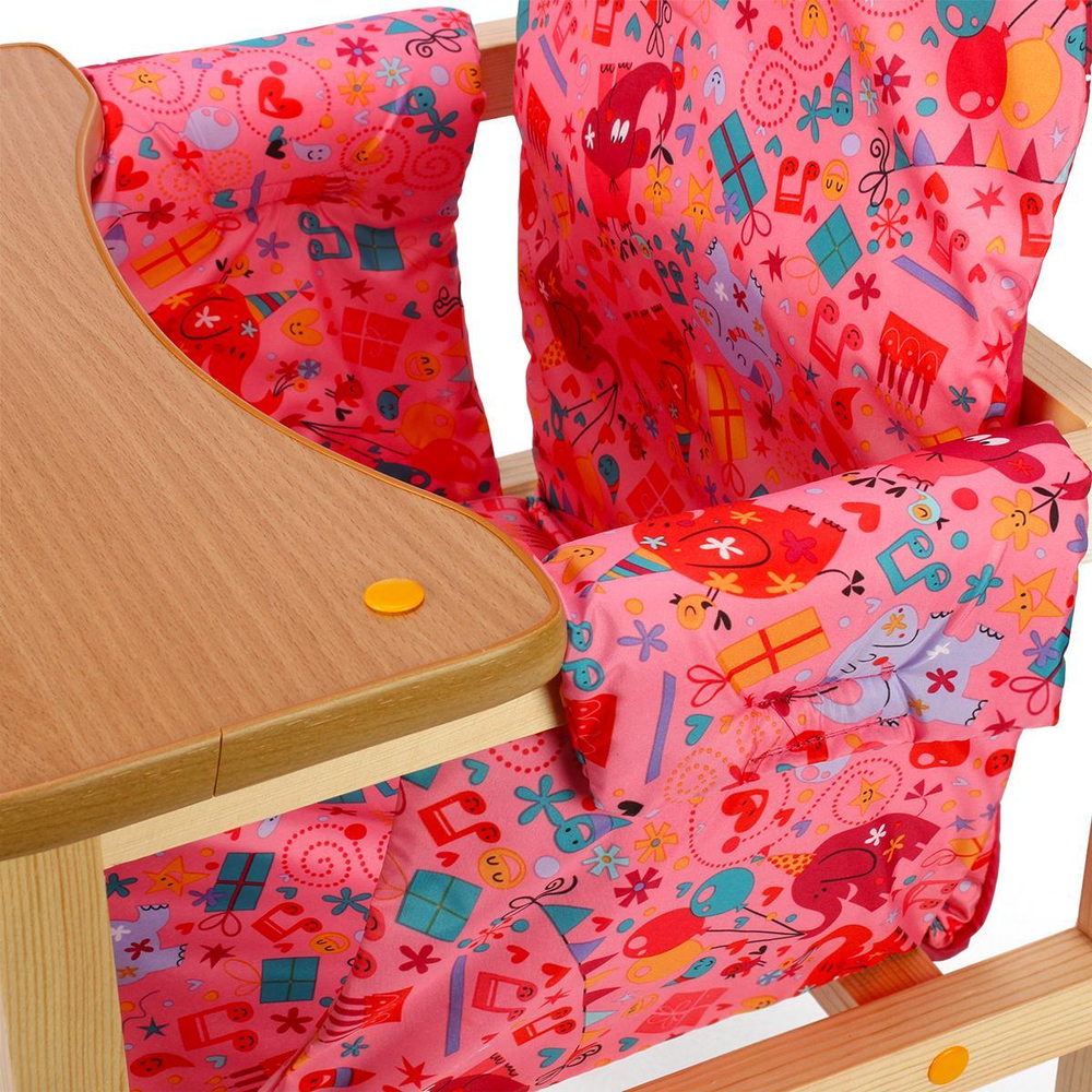 Стол-стул для кормления "Бутуз" (розовый) Сенс-М