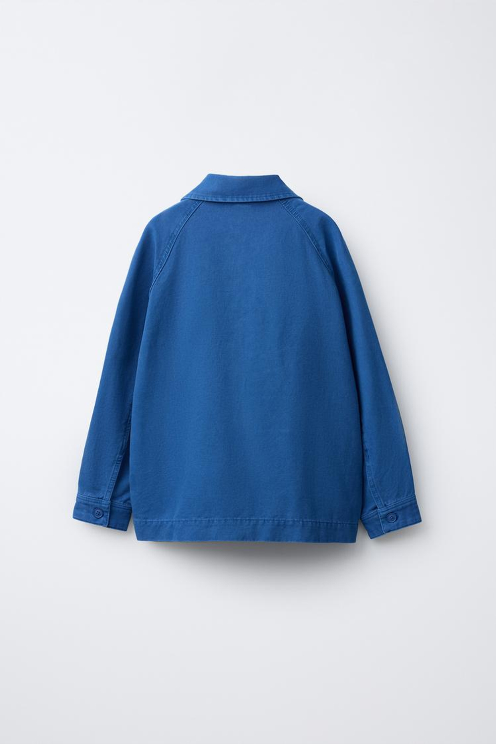 ZARA ТОНКАЯ КУРТКА С КАРМАНАМИ, СИНИЙ