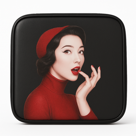 Косметичка женская чемодан 20*20 см