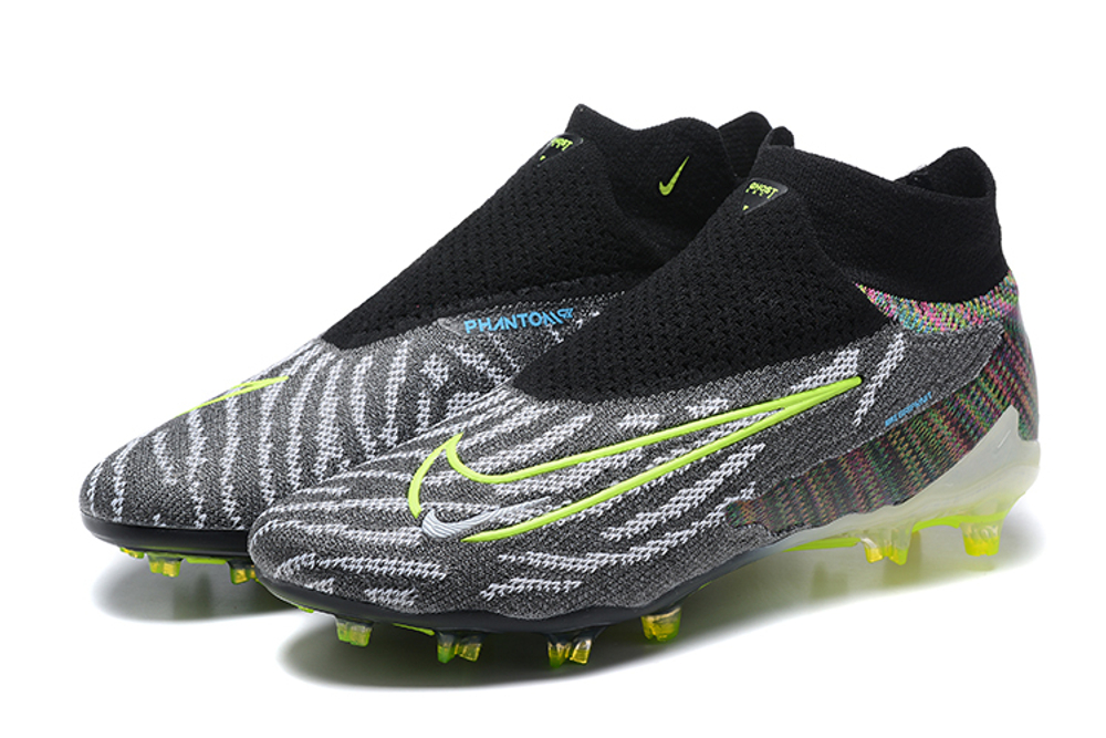 Бутсы Nike Phantom GX Elite FG (Черный+серый)