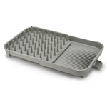 Сушилка раздвижная для посуды duo с отделением для столовых приборов