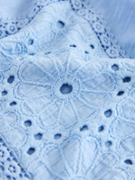 Блуза с вышивкой для девочки Next E64-973, Голубой