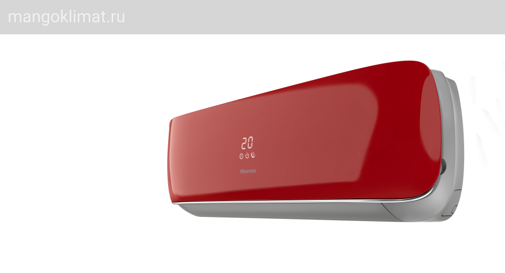 Инверторная сплит-система Hisense серии RED CRYSTAL Super DC Inverter AS-10UW4RVETG00(R) (комплект)