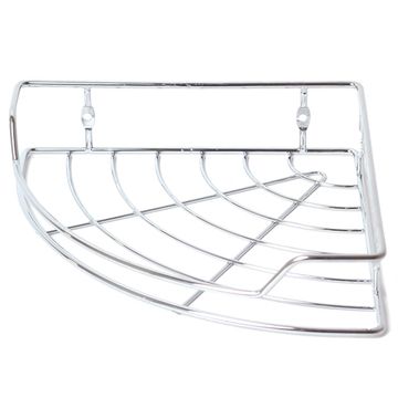 Полка угловая хромированная Besser BS 0435C (21,5х21,5х5 см)