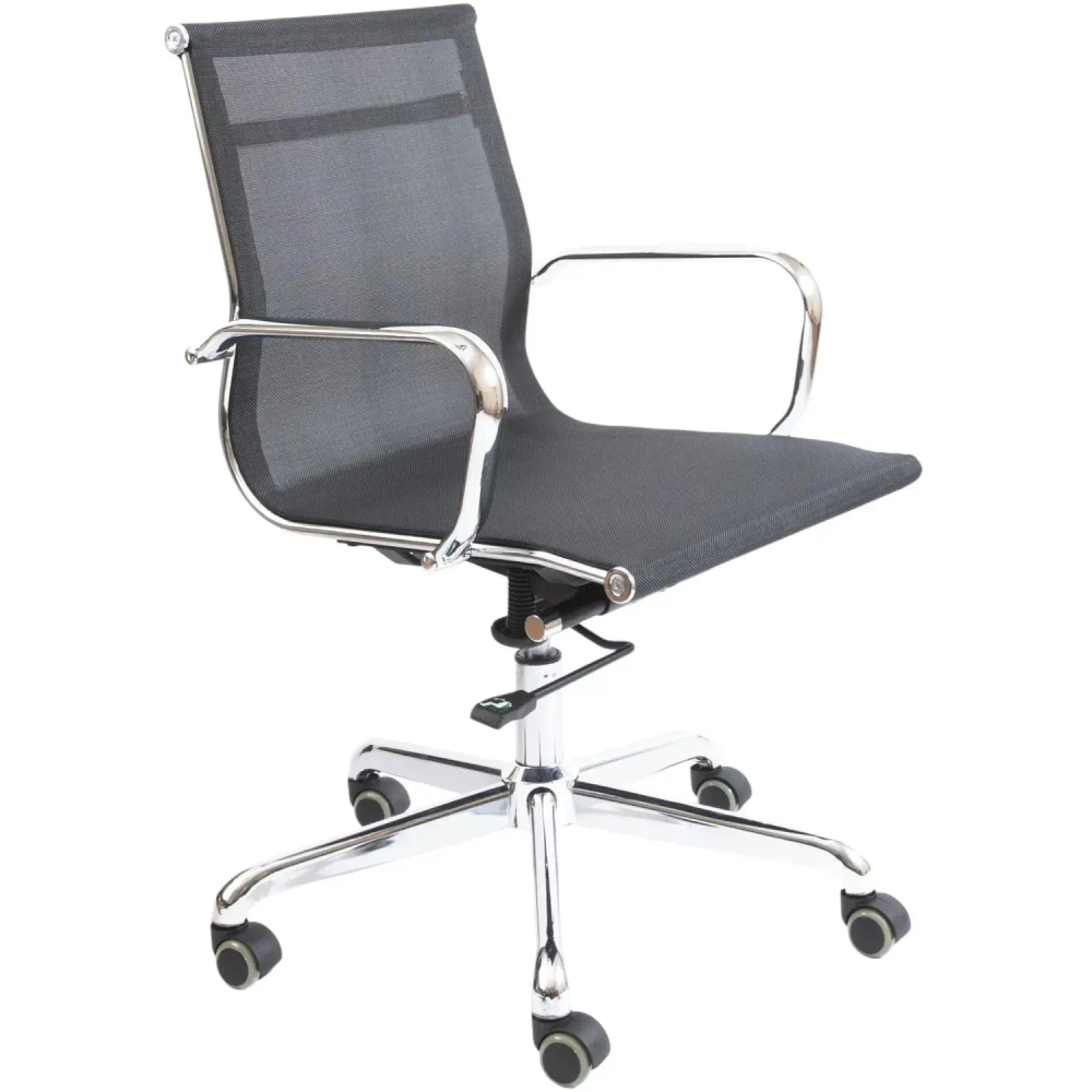 Кресло UP_Кайман Н сетка черная CK-11