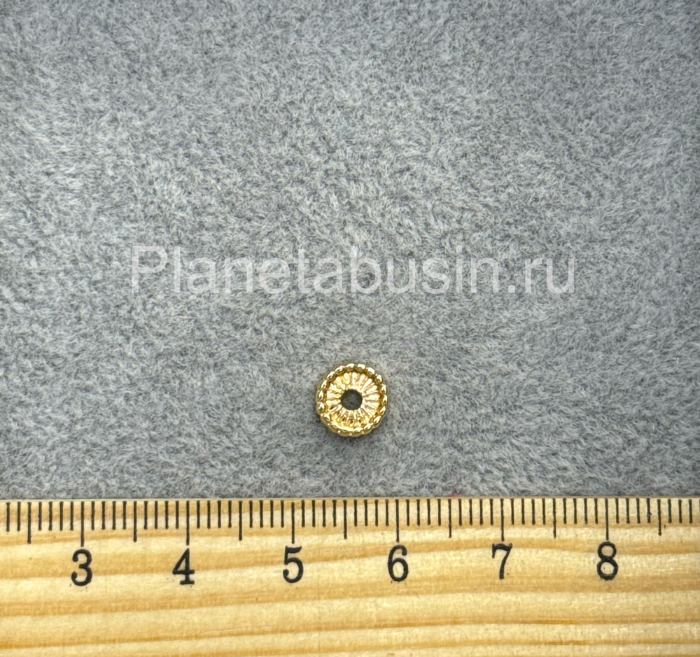 Бусины люкс (Корея) плоские 0110