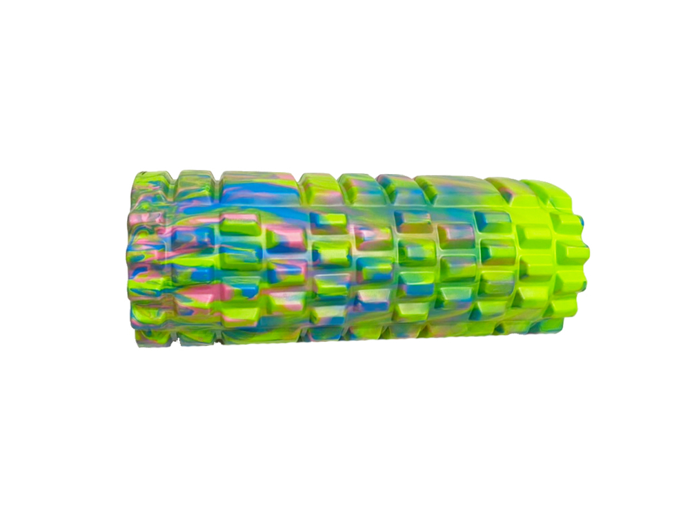 Ролик массажный для йоги Coneli Yoga Mesh 33x14 см зелёный