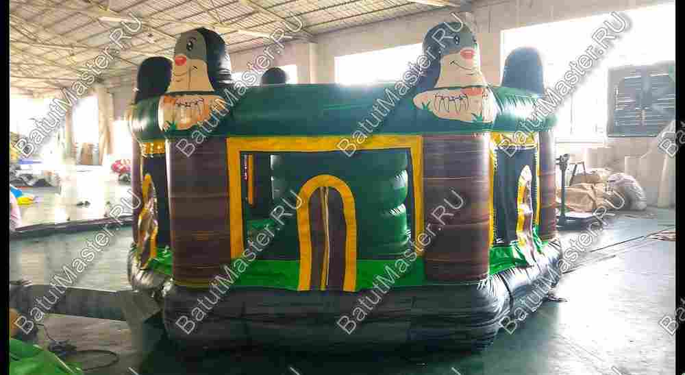 Коммерческий надувной батут "Крот непоседа" 5*5*3 м