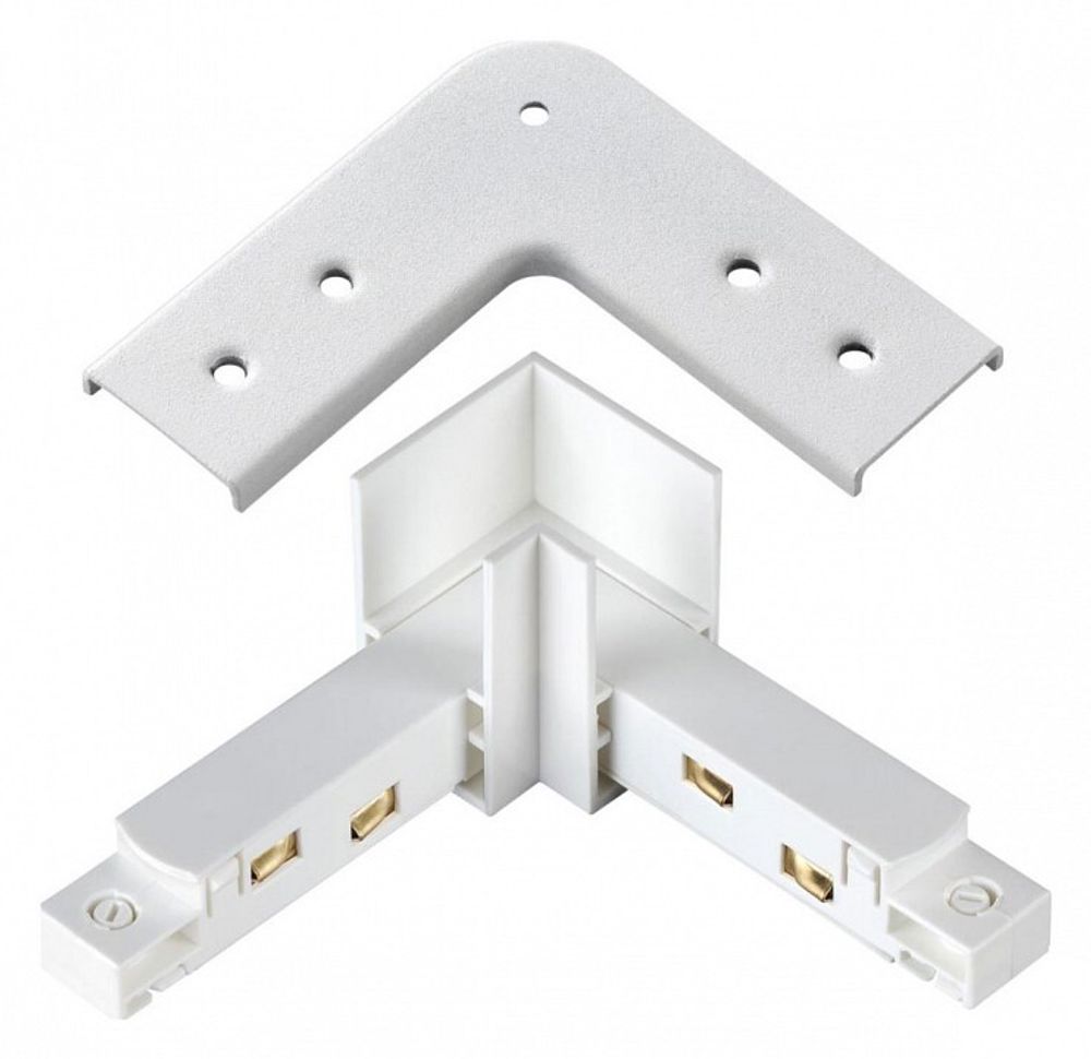 Соединитель угловой L-образный для треков встраиваемых Novotech Flum 135104