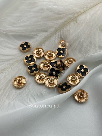Хольнитен ЛВ черное лого в золотистом металле
