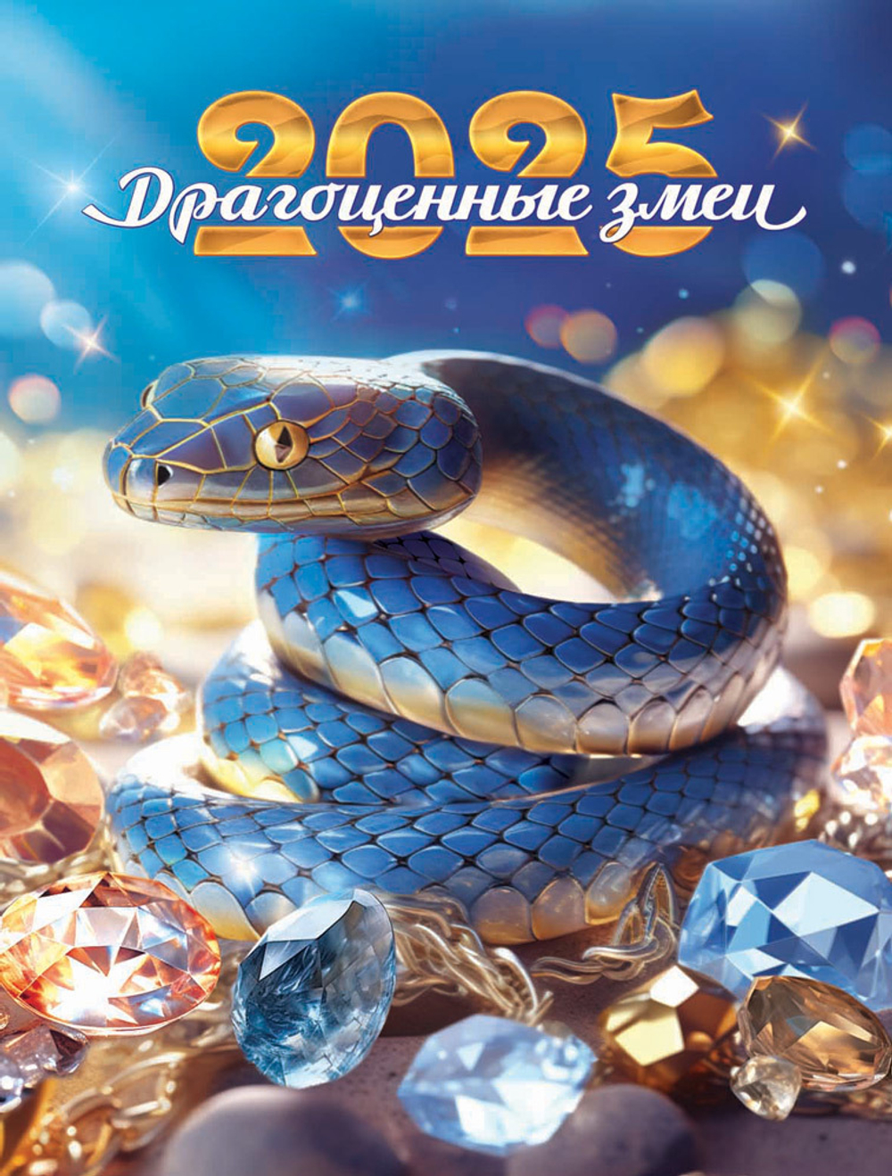 Календарь На магните КМО-25-001 Календари на магните КМО Символ года. Драгоценные змеи