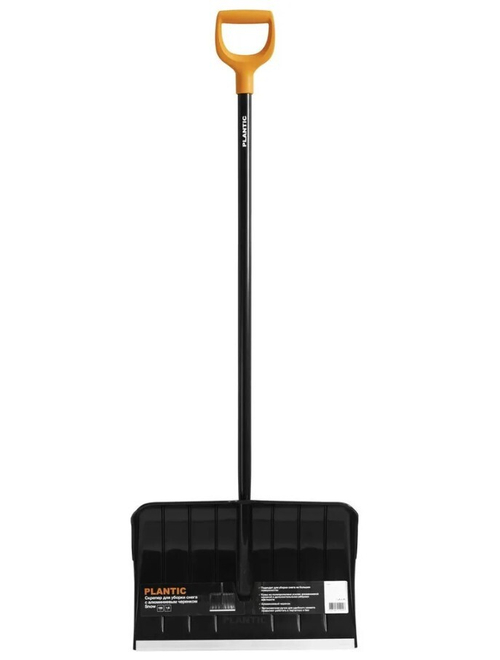 Лопата снеговая 545х365мм алюм. пластина, черенок Сноу Пластик