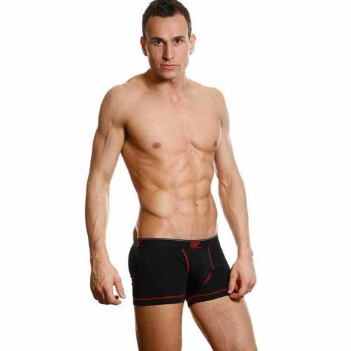 Мужские трусы боксеры WangJiang черные WG00135