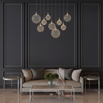 Подвесной светодиодный светильник Eurosvet Gemini 90353/9 хром