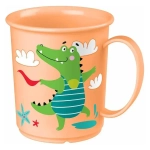 КРУЖКА ДЕТСКАЯ С ДЕКОРОМ 0,18Л (Оранжевый)