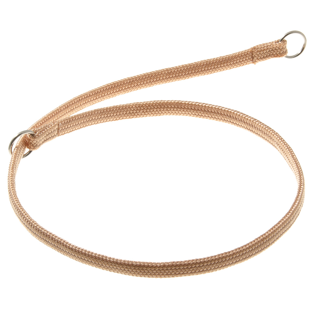 V.I.PET Ошейник-удавка (лента-чулок) с 2-я кольцами 7 мм, 65 см