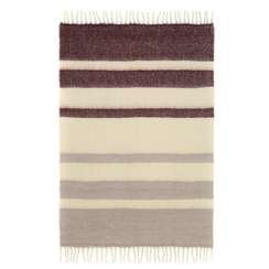 Плед мохеровый over horizon цвета марсала из коллекции trendy ruffles, 130х180 см