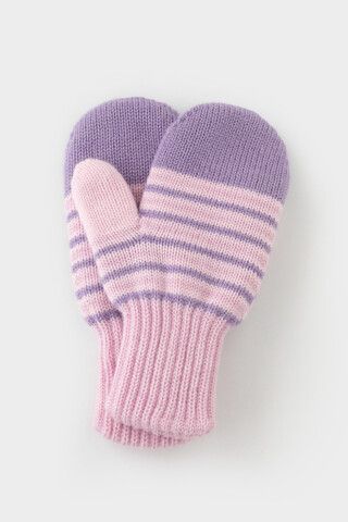 варежки  для девочки КВ 10009/24ш/розовая сирень,св.сиреневый