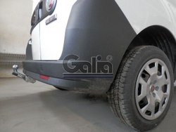 Фаркоп оцинкованный Galia F111A для FIAT Doblo 2010-, Opel Combo 2012-(паспорт и сертификат в комплекте)(без электрики)