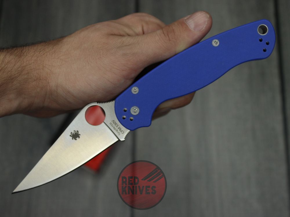Нож Spyderco Paramilitary 2 Blue C81GBL
