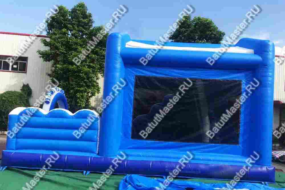 Коммерческий надувной батут "Стройка" 8*7*5 м