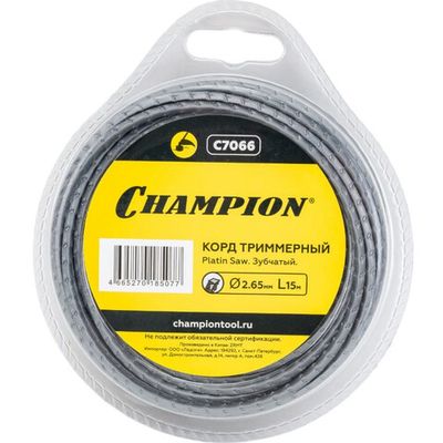 Леска CHAMPION Platin Saw 2.65мм*15м (зубчатая)   C7066