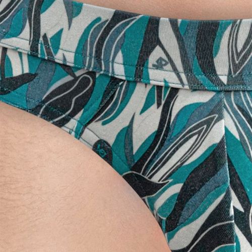 Мужские трусы джоки бирюзовые с принтом Doreanse 1024