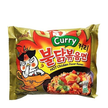 Лапша "Hot Chicken Ramen flavor" со вкусом острой курицы и карри 140г, Южная Корея