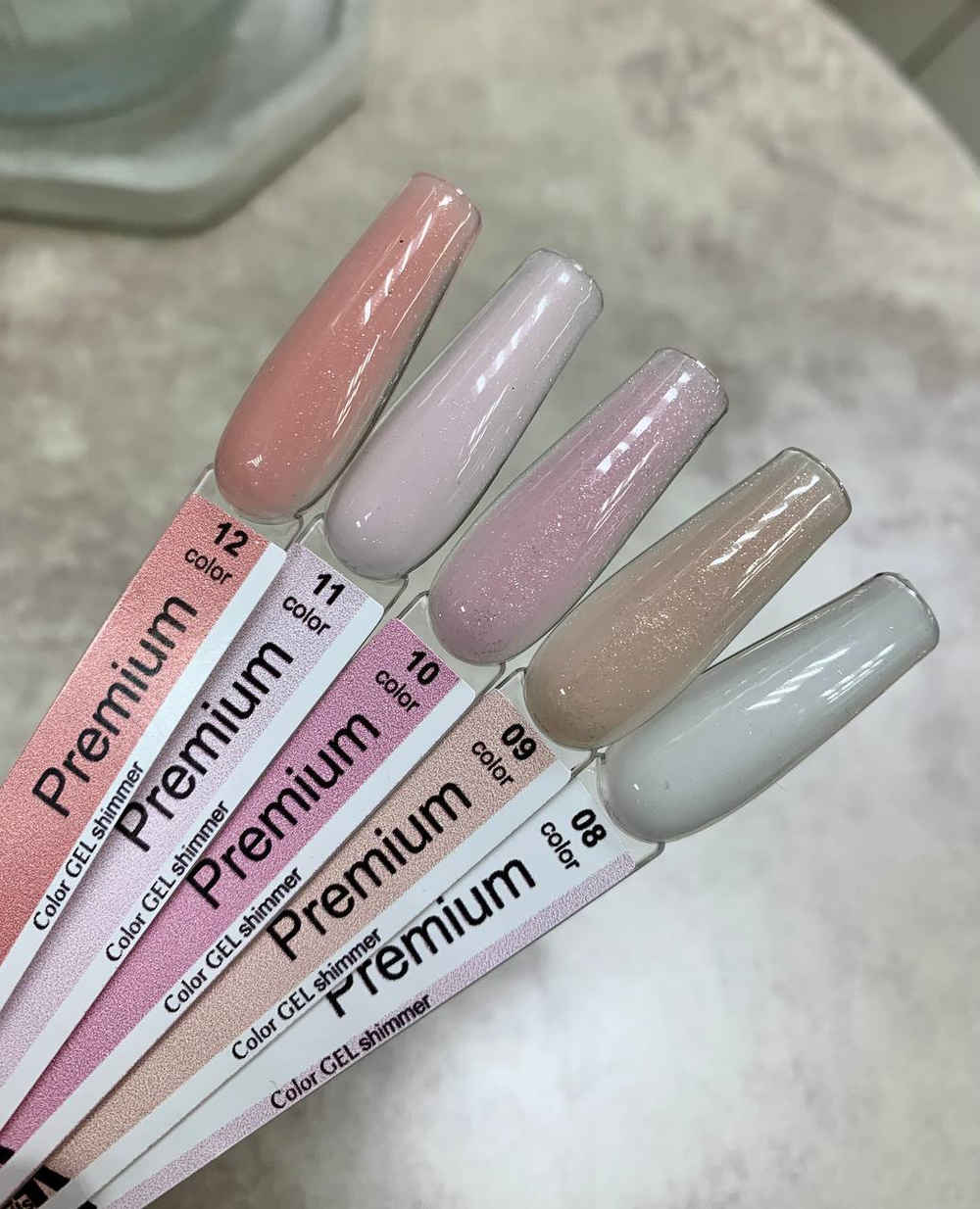 10 Гель с шиммер. Premium M&K, 15мл