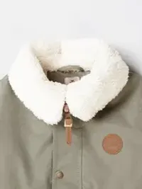 Парка демисезонная с меховым воротником "Ельник"