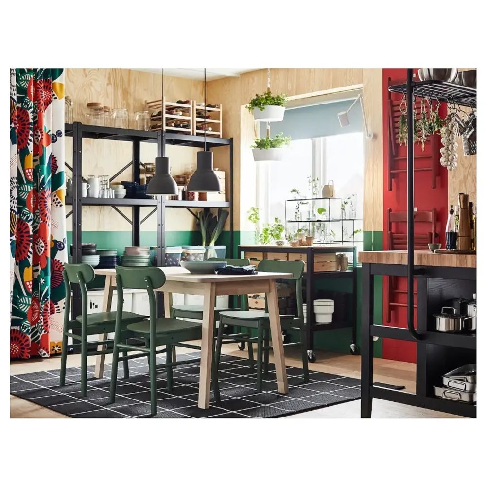 Стеллаж - IKEA BROR/БРУР ИКЕА, 85х40х190 см, черный