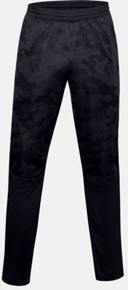 Мужские теннисные штаны Under Armour SportStyle Pique Track Pant Camo - черный