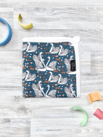 Двусторонний плед Mjölk Лебеди