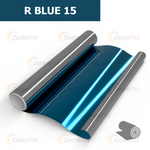 Пленка солнцезащитная зеркальная R BLUE 15 ControlTek, (рулон)