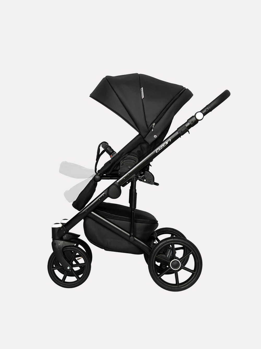 Коляска  OZON (3 в 1) (RIKO BASIC) 06 черный