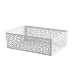 Корзинка универсальная "Linden" 2л, 230х160х70мм (светло-серый)