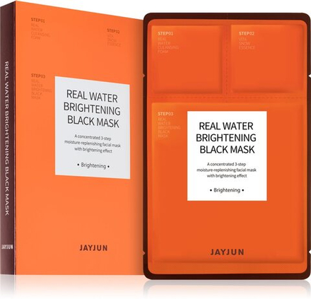 Jayjun Real Water Brightening - увлажняющая тканевая маска с осветляющим эффектом /  5 szt.   / GTIN 8809495892303