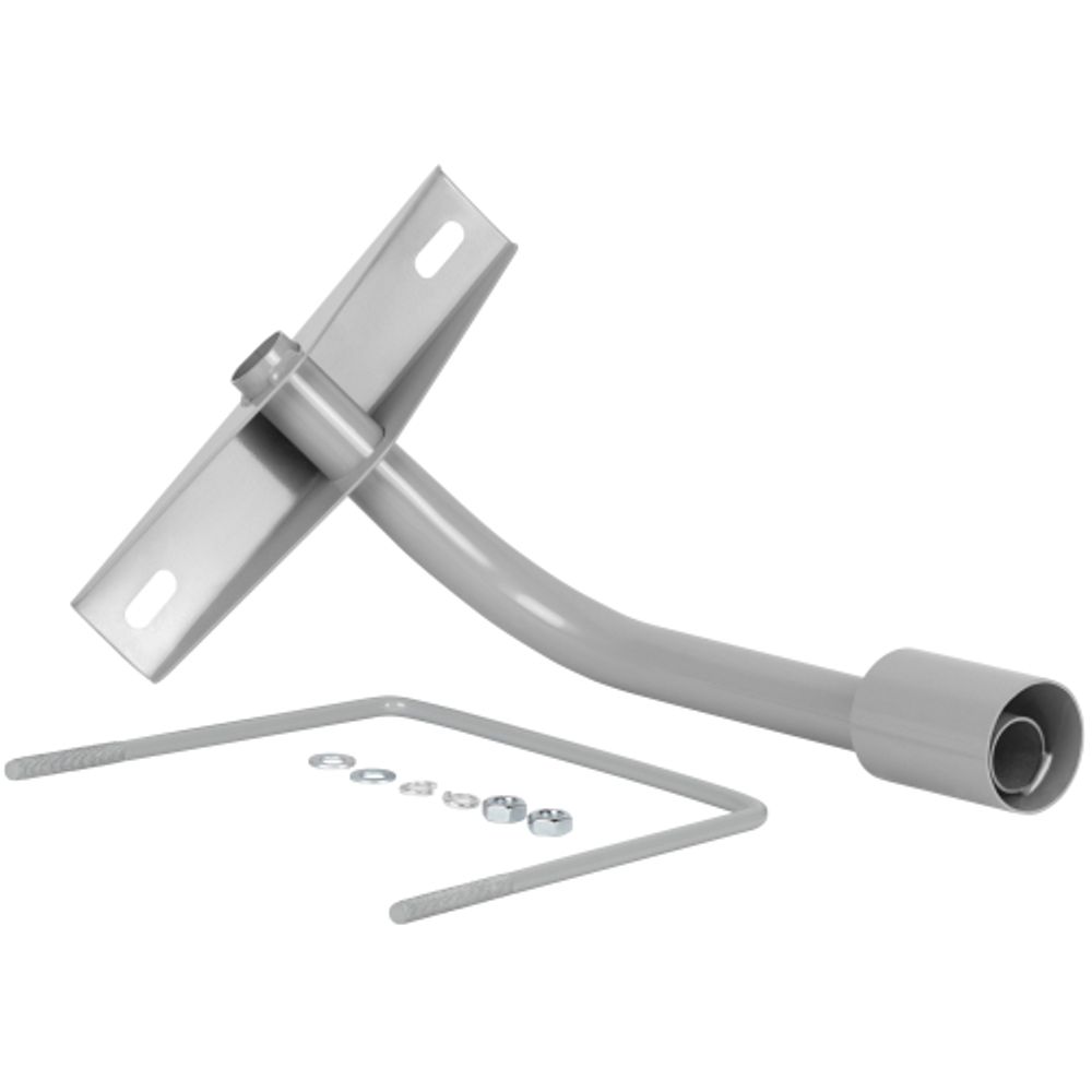 Кронштейн на опору ЭРА SPP-AC3-0-350-060 с 1 хомутом 350mm d60mm | Кронштейны к консольным светильникам